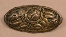 ORIGINAL Martin Mayer JUGENDSTIL Brosche 800 SILBER art nouveau brooch silver 