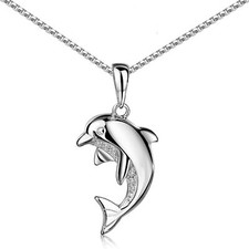 MATERIA Delfin Kettenanhänger