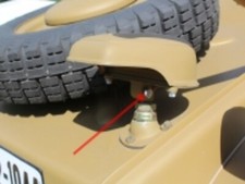 Schrauben für Tarnscheinwerfer NOTEK, KDF, VW 82 Kübelwagen BMW R75 , KS750, neu