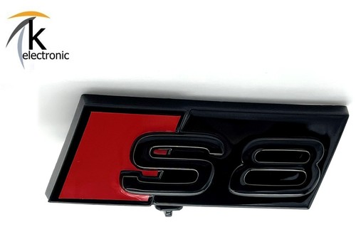 Audi emblem schwarz - s8, |