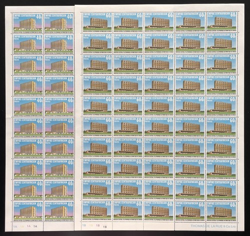 Zentralafrika 1978 334 335 - zentralafrika, 334-335