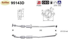 ✅ Katalysator für Toyota Corolla Verso, 2.2 D-4D, 100/130kW, Euro 4