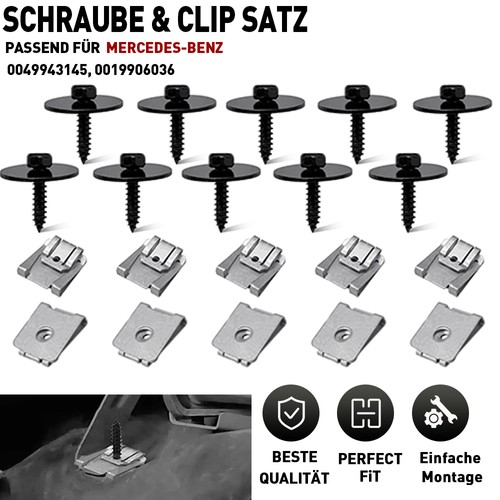 20stk unterfahrschutz clips - 20stk.,