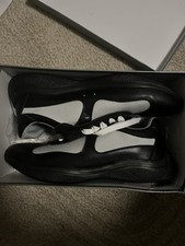 Prada cups Grey/Black Leather