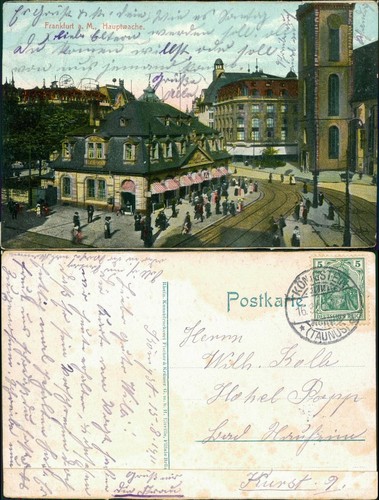 Ansichtskarte frankfurt - frankfurt, am