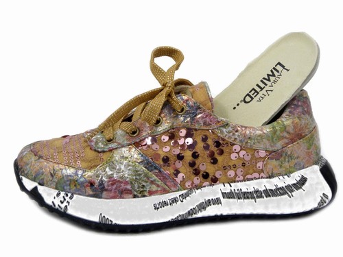 Damen sneaker bunt aus leder - bunt,