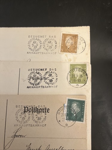 Werbestempel postkarten - dr,