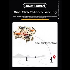 Quadrocopter-Set aus Holz mit