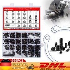 666Stück Madenschrauben Set