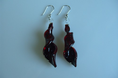 Murano glas ohrringe aus - glas,