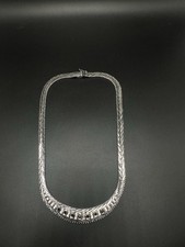 Halskette 43 cm 835 Silber Kette Stil Edel Modern Elegant Zeitlos