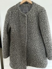 Damen Zottelmantel Teddymantel