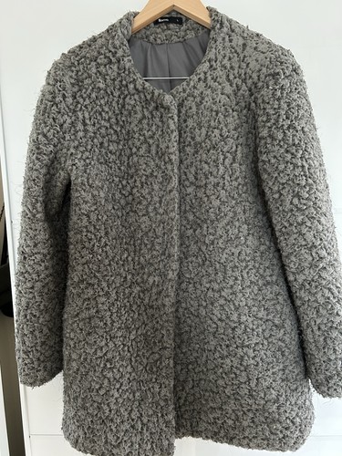 Damen zottelmantel teddymantel - zottelmantel,