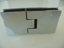 1 Paar Duschtür-Pendeltürbänder FLAMEA 8182ZN5 Scharnier Beschlag chromglanz