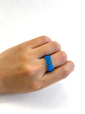 Minimalistischer Perlenring