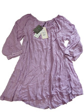 Kaffe Damen 3/4 Arm Tunika Bluse Flieder Grösse 38 - Neu mit Etikett 2. Wahl #