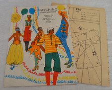 Schnittmuster "Fasching für Erwachsene" DDR 1978