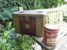 2 antike Blechdosen - Eduscho