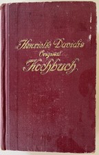 Kochbuch Antiquarisch