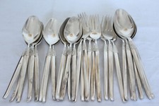 SCHÖNES ALTES 29TEILIGES SILBERBESTECK AUS DÄNEMARK VERSILBERT!!! #12112