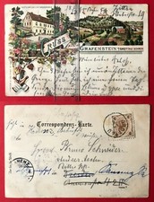 Litho AK GRAFENSTEIN bei