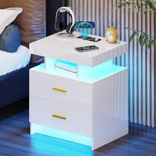 LED Nachttisch Nachtschrank