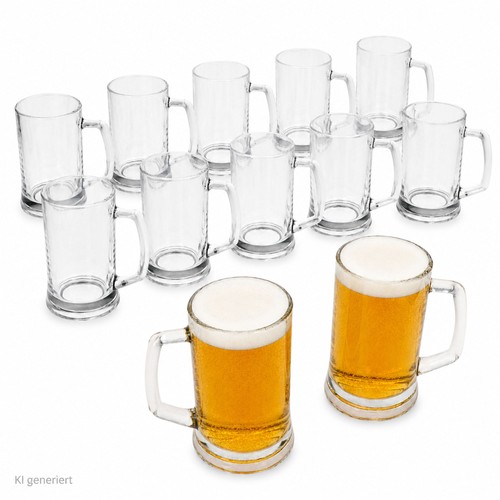 12x viva bierkrug mit - bierkrug,