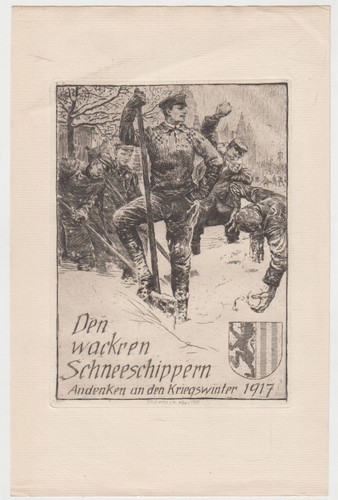 Radierung den wackren - radierung:,