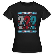 Die Drei Fragezeichen Ugly Xmas Christmas Frauen T-Shirt