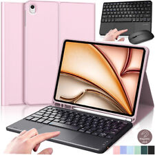 Hülle mit Touchpad Tastatur Maus für iPad 10/9/8/7/6/5. Gen Air 6/5/4/3 Pro 11"