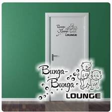 Tür Aufkleber Bunga - Bunga Lounge Wandtattoo Sticker Türaufkleber Pipi T275 