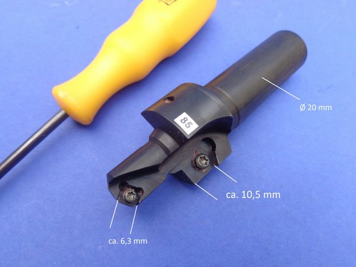 Wendeplattenbohrer