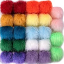 Kunstfell Pompon Bommel 24