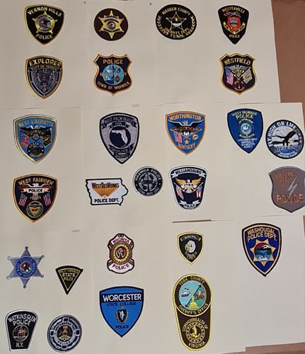 Usa police abzeichen - usa,