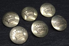 6 x Uniform Livree Knopf