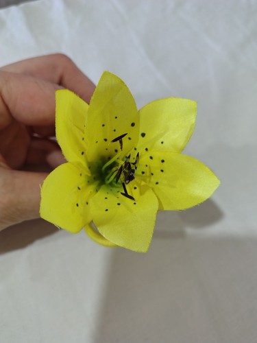 Haargummi blume gelb damen - blume,