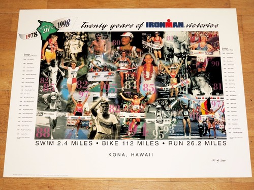 Ironman 1998 hawaii poster - ironman,