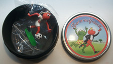 () TOP!! DIORAMA Erdal Rex Dose mit limtiertem FUSSBALL FROSCH ERDAL REX