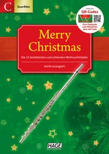 Merry Christmas (in C) für Querflöte, Oboe mit QR-Code NEU VOM MUSIKFACHHÄNDLER