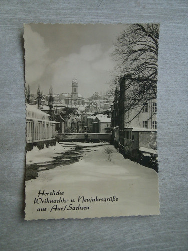 Aue erzgebirge - ak,