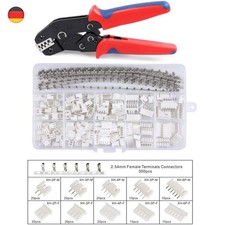 JST XH2.54 Männlicher Weiblicher Stecker 2 3 4 5 6 Pin CRIM SET Crimpzange DE