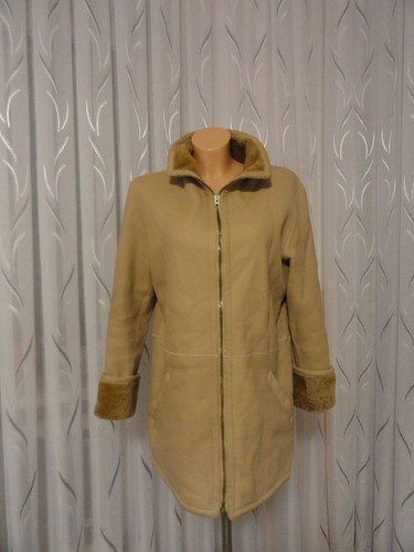 Damen echt leder lammfell - echt,