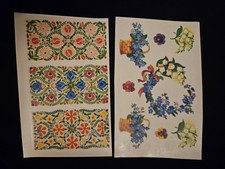 DDR Abziehbilder  Blumen