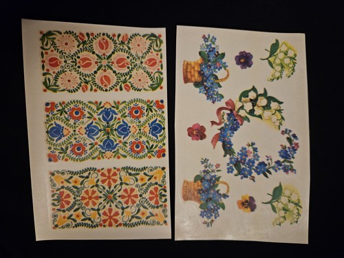 Ddr abziehbilder blumen - ddr,