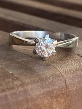 Solitär Brillant Ring