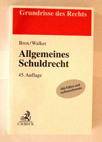 Allgemeines schuldrecht von - schuldrecht,