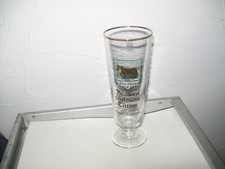 Gutmann Weizenbier Glas Brauerei historisches Wirtshausschild  Zum Lamm TITTING