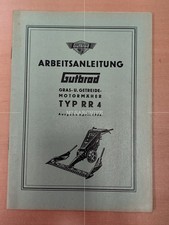 Gutbrod Motormäher RR4 Arbeitsanleitung Betriebsanleitung MK6