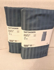 Ikea Nattajsmin Bettwasche-Set 155x220/ 80x80cm 2tlg blau OVP