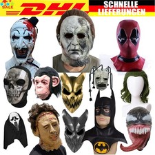 Deluxe Michael Myers Maske Halloween Latex Kopf Erwachsenes Kostüm Geschenk DE